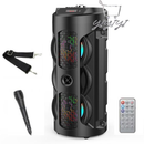 Caixa Som Bluetooth Torre Portátil Fm Mp3 Usb Sd Com Microfone 20W