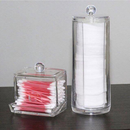 Organizador Algodão E Cotonetes Acrílico Kit Transparente