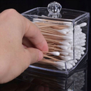 Organizador Algodão E Cotonetes Acrílico Kit Transparente