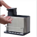 Dispensador Sabão Inox 3 em 1 Cozinha