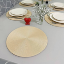 Jogo Americano Redondo Sousplat – Elegância e Praticidade para Sua Mesa Posta