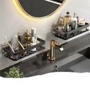 🧼 Kit com 2 Suportes de Alumínio para Shampoo – Instalação Sem Furação | Organizador de Banheiro