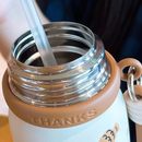 Garrafa Termica Copo Com Três Aberturas Diferentes de Copo Infantil 500ML