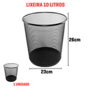 ✨ Kit Porta Caneta e Organizador de Mesa – 5 Compartimentos em Metal Aramado