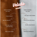 Kit 04 Almofadas Cheias em Suede Drapeada 45x45cm Decorativas Sala Quarto Sofá