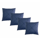 🛋️ Kit 04 Almofadas Cheias em Suede Drapeada 45x45cm