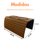 Jogo 2 Esteira Para Braço de Sofá Porta Copo e Controle