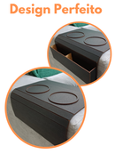 Jogo 2 Esteira Para Braço de Sofá Porta Copo e Controle