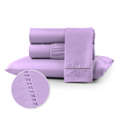 Kit Jogo Lençol Cama Box Casal Queen 400 fios Micropercal 03 Peças Ponto Palito