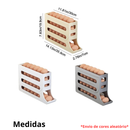 Porta Ovos Deslizante Organizador Para Geladeira De 4 Camadas Automática Rolantes