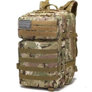 Mochila Tática Militar 50 Litros Impermeável | Anti-Furto | Compartimento Notebook 15" | Resistente para Viagem, Trilha, Camping e Uso Urbano
