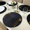 Jogo Americano Redondo Sousplat – Elegância e Praticidade para Sua Mesa Posta