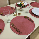 Jogo Americano Redondo Sousplat – Elegância e Praticidade para Sua Mesa Posta