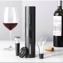 Kit Abridor De Vinho Elétrico Com Acessórios Ideal Para Saca Rolhas Elétrico Decanter Automatico