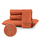 Kit Jogo Lençol Cama Box Casal Queen 400 fios Micropercal 03 Peças Ponto Palito