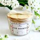 Kit 2 Velas aromática artesanal PREMIUM - Vários Aromas - Com tampa de madeira