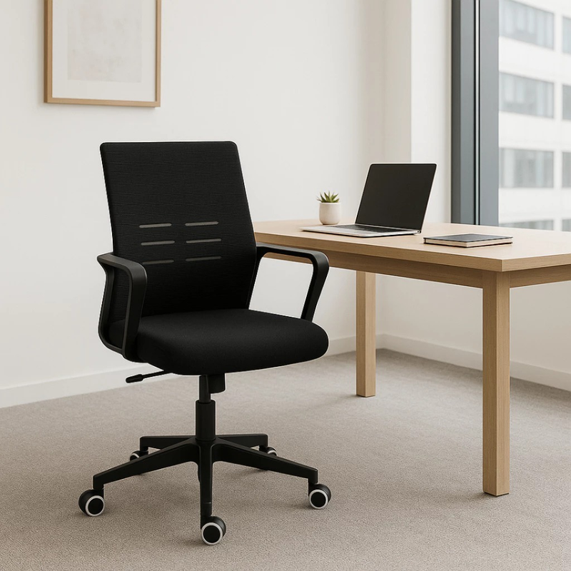 Kit 02 Cadeiras de Escritório Presidente Ergonômica Executiva Com Estofado para Consultório Luxuosa