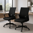 🪑 Kit 02 Cadeiras de Escritório Presidente Ergonômicas Executivas