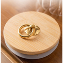 Pote de Vidro com Tampa de Bambu Hermético MODELOS DIVERSOS Porta Temperos Cozinha