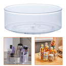 Organizador Redondo Giratório 23cm Transparente Versátil Organização