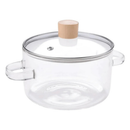 Caçarola de Vidro Borossilicato 1,8L – Elegância e Praticidade na Sua Cozinha