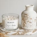 3 peças trio Vela Aromática Pote de Vidro - Bandeja Oval + Vaso + Vela Aromática 100g pote de vidro