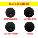 Porta Temperos Profissional Giratório 12 Potes Vidro OFERTA com Tampa Dosadora Condimentos Imediato