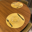 Jogo Americano Redondo Sousplat – Elegância e Praticidade para Sua Mesa Posta