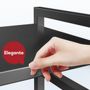 Suporte de Microondas Ajustável em Aço Carbono I Prateleira de 2/3 Camadas I Prateleira de Armazenamento de Cozinha