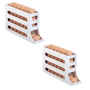 Porta Ovos 4 Andares Rolante – Organização Inteligente para sua Geladeira