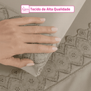 Jogo de Lençol 4 Peças King/Queen Size/Casal Padrão/Solteiro Percal 200 Fios Lese Bordado Inglês