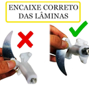 Picador De Alimentos Moedor Elétrico Triturador Potente Carne Legumes Temperos Inox 110v/220v NO BRASIL Pronta Entrega