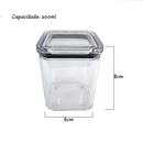 Pote 200ml Hermético – Acrílico p/ Condimentos temperos