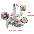 Picador De Alimentos Moedor Elétrico Triturador Potente Carne Legumes Temperos Inox 110v/220v NO BRASIL Pronta Entrega