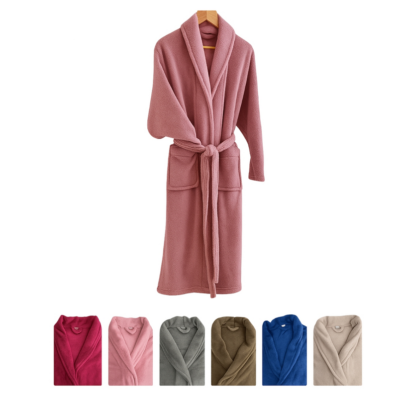 Roupão microfibra adulto super Macio Unissex Várias Cores Roupão Feminino Roupão de banho