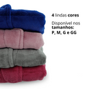 Roupão microfibra adulto super Macio Unissex Várias Cores Roupão Feminino Roupão de banho