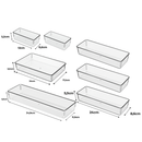 Escolha Seu Kit Organizador Acrílico Transparente Empilhável Amobox