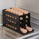 Porta Ovos 4 Andares Rolante – Organização Inteligente para sua Geladeira