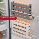 Porta Ovos 4 Andares Rolante – Organização Inteligente para sua Geladeira