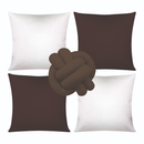 🛋️ Kit 04 Almofadas + Refil Soft + Almofada Nó – Modernidade, Conforto e Estilo em um Só Conjunto