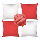 🛋️ Kit 04 Almofadas + Refil Soft + Almofada Nó – Modernidade, Conforto e Estilo em um Só Conjunto