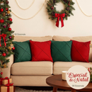 🛋️ Kit 04 Almofadas Cheias em Suede Drapeada 45x45cm