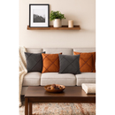 🛋️ Kit 04 Almofadas Cheias em Suede Drapeada 45x45cm