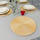 Jogo Americano Redondo Sousplat – Elegância e Praticidade para Sua Mesa Posta