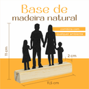 Enfeite de Mesa - Silhueta Família - Decoração