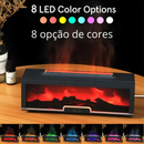 Difusor Ultrassônico Purificador Ar Aromatizador Lareira com Controle Temporizador Led B-max