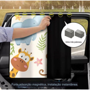 Cortina Protetor Para carros Solar Janela Bebê Infantil Carro pára-sol magnético lateral isolamento térmico