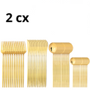 Conjunto de Talheres Dourados 24/30/48 Peças – Aço Inoxidável Premium
