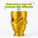 Copo Colecionador Taça do Mundo 500ml Interior Inox - Edição Limitada - Presente Criativo Troféu de Futebol Copa 2026