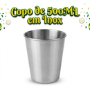 Copo Colecionador Taça do Mundo 500ml Interior Inox - Edição Limitada - Presente Criativo Troféu de Futebol Copa 2026